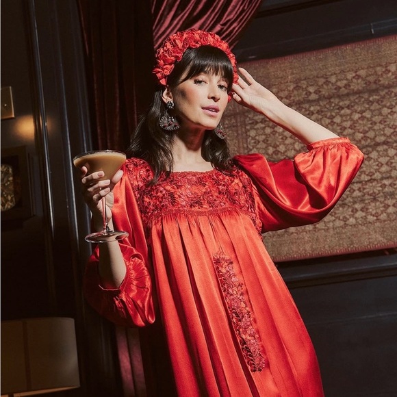 Mi Golondrina Satin Dress - Picture 2 of 7